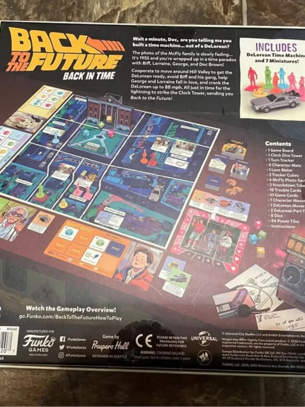 Funko Games Back To The Future Board Game BRAND NEW